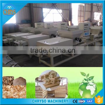 Environment friendly automatic wood sawdust block making machine with low heat consumption