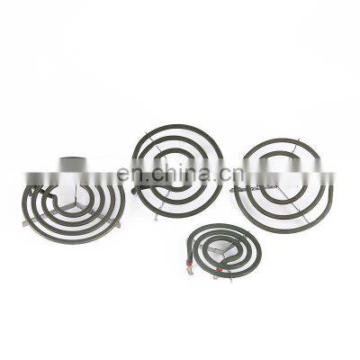 Factory custom made Electric stove burner kettle tubular heater/cooker coil black circular heating element