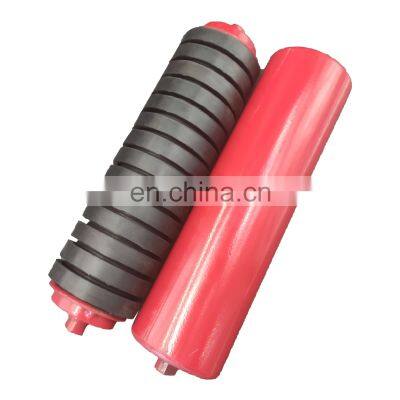 Rubber Rings Impact Idler Conveyor Buffer Roller