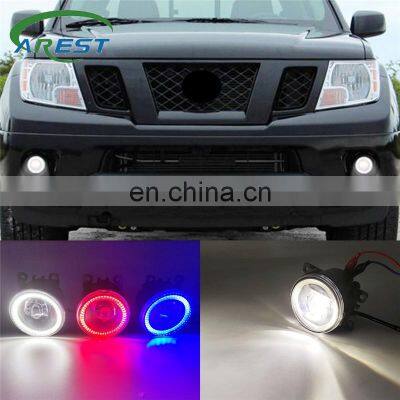 2 Functions Auto LED DRL Daytime Running Light Car Angel Eyes Fog Lamp Foglight For Nissan Frontier 1998 - 2014 2015