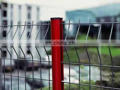 3D Curvy PVC Coated Welded Wire Mesh Fencing/Metal Security Fence Panels For Airport
