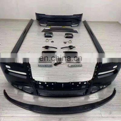 Update To Mansoy Style Fiberglass Front Rear Bumper Lip Side Skirts Body Kit For Rolls Royce Ghost 2010-