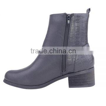 Extra Heelpiece Protection Military City Boots Cheap Comfort Lady Low Heel Ankle Boots photo-4