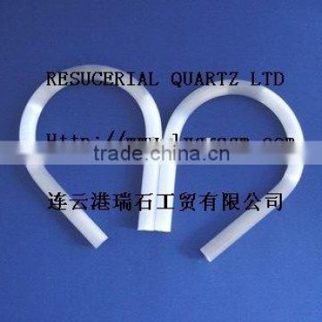 u milky quartz glass tube