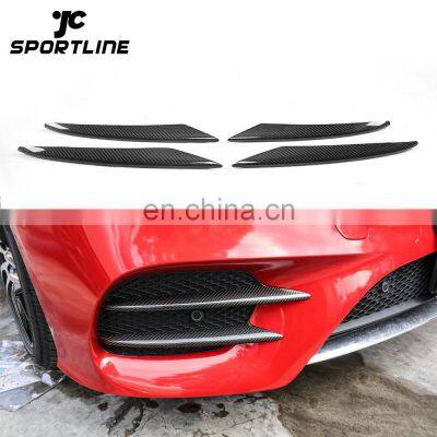 Carbon Fiber 17-18 E-Class C238 Front Bumper Vents Cover for Mercedes E200 E400 E500 Coupe 2-Door