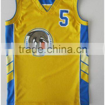 Reversible and Breathable Basketball Singlet With 100% Polyester photo-3
