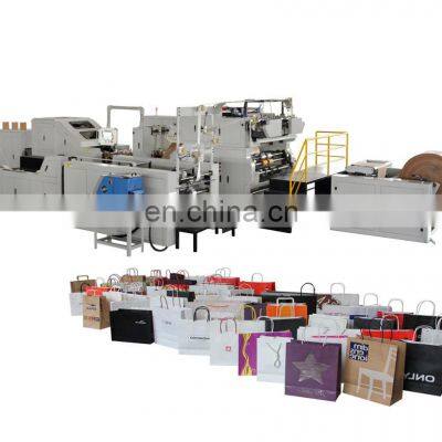 Automatic Paper Shopping Bag Making Machine with Handles