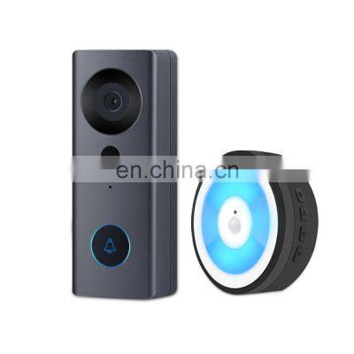 Tuya wireless WIFI HD visual smart night light doorbell camera low power voice intercom alarm