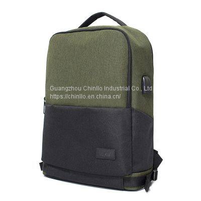 Popular Green Student Backpack New Laptop Bags Fashion High Quality Waterproof Leisure Bags Support Customization CLG18-200 photo-4