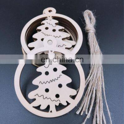 Vitalucks custom personalized wood christmas hanging ornaments home decoration