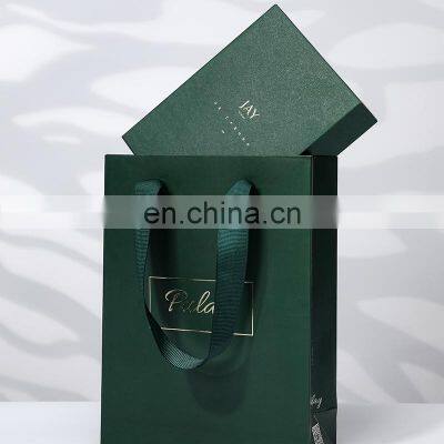 Custom Green Cardboard Drawer Jewelry Packaging Box With Logo photo-2