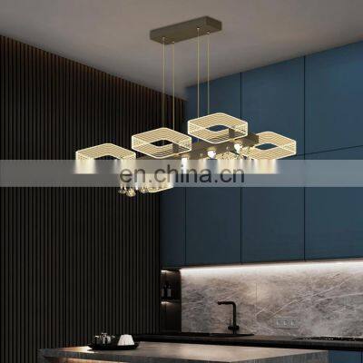 Custom Large Project Crystal Decoration 54W 72W Living Room Modern Indoor LED Chandelier Lamp