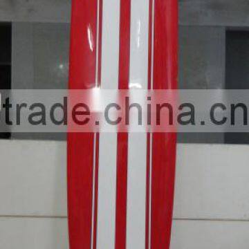 Epoxy surfboard colorful stripe long board