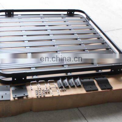 Hard Top Cargo Basket Roof Rack Luggage Carrier Compatible for Jeep Wrangler JK Limited 4 Doors