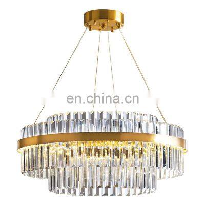 Factory NEW Design Living Room Pendant Light LED Chandelier Hotel Project Villa Luxury K9 Crystal Chandelier photo-1