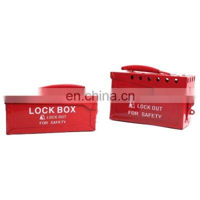 Industry Use Portable Multiple Slot Metal Safety Lockout Box