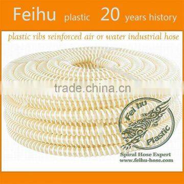 plastic ribs reinforced air or water industrial hose