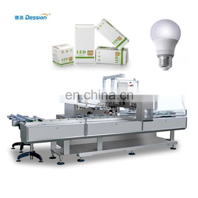 Hight speed badminton/led bulb box packing machine