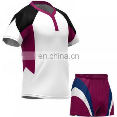 Customized Sublimated Printed Rugby Jersey Uniform Sublimation Printing Polyester Rugby Uniform photo-4