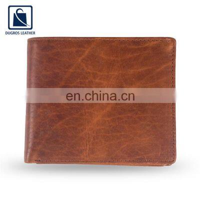 Bulk Small Genuine Leather Men Wallets from India - Available in Custom Colors