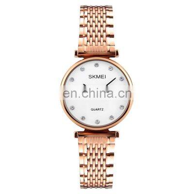 Guangzhou Watch Market Prices 1223 Hot Brand Skmei Trend Design Quartz Watch Women Bracket Lady