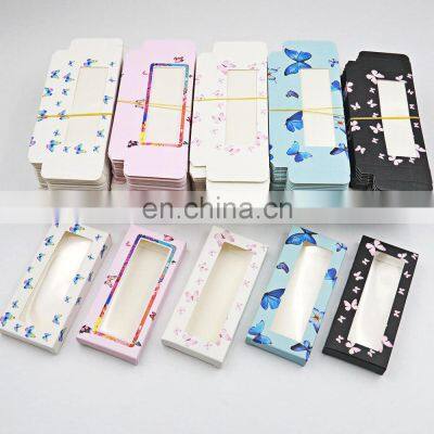 Customized LOGO Fashion Hard Cardboard Paper Supplier Wholesale Packaging Black Box Luxury Handle Eyelash Packaging Paper Boxes photo-5