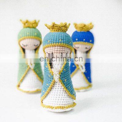 Hot Sale Crochet Amigurumi Doll Mother Mary Handmade Kid's Toy crochet toy for baby Vietnam Supplier Cheap Wholesale