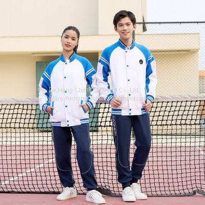 2023 new school uniforms children spring baseball suit