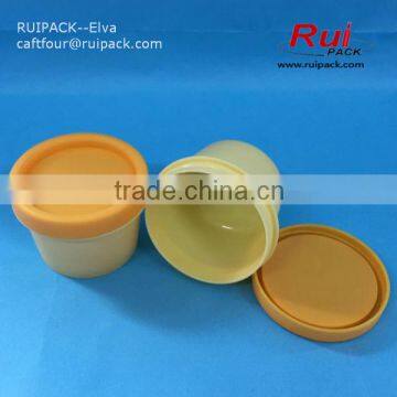 plastic jar, plastic mask container, 100ml 200ml cosmetic facial mask jar,