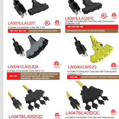 NEMA 5-20P / 5-20R Generator Extension Cords/Special Use photo-3
