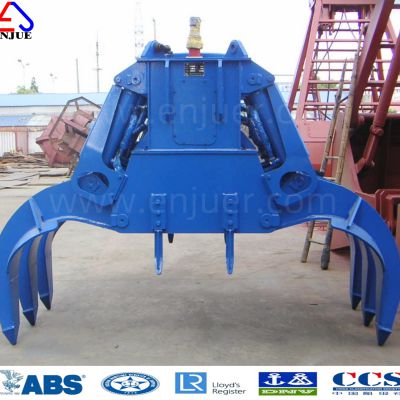 Shanghai Enjue Four Line mechanical Orange Peel Grab Bucket for Sale