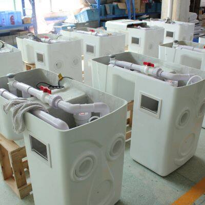 Portable Outdoor Pool Filter With Anti-Slip Cover Wall Mounted Stainless Ladder Pipeless Filtration Acrylic Material photo-3