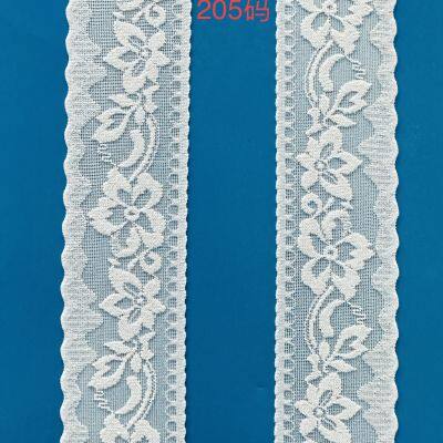 Lace Stretchy Lace Ribbon Elastic Trim Fabric With Floral Pattern for Bridal Wedding Decorations Sewing DIY Making and DIY Crafts photo-5