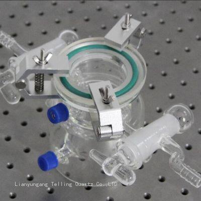 Quartz Double Wall Jacketed Tempering Photochemical UV Photocatalytic Reactor