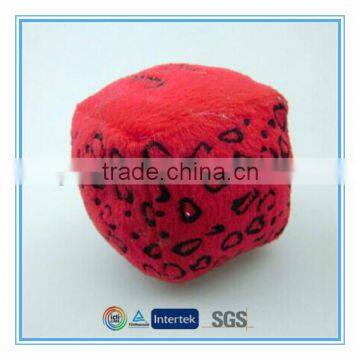 Promotional stuffed plush dice