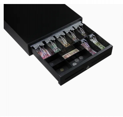 Kassenfach 415mm 5-Scheiben-Kasse All-in-One POS faltbares elektrisches weißes Kassenfach