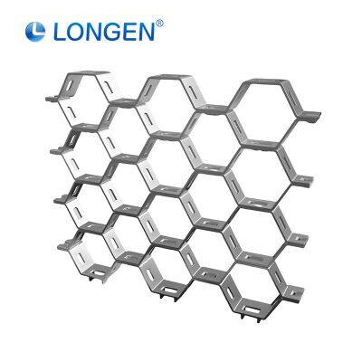Stainless Steel Hexagonal Mesh Short Lance Hex Grid Wholesale 1mx1m for Refractory Linings in Furnaces