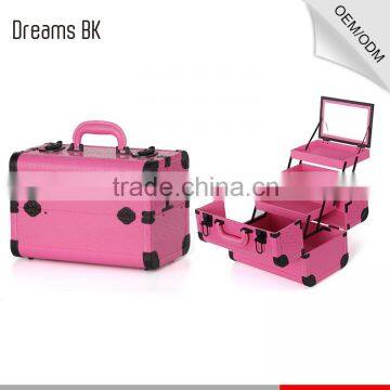 2016 New style pvc makeup case beauty case nail polish storage case