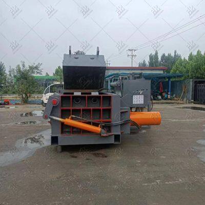 Vertical Scrap Metal Baler with 5.5kW Motor & Safety Lock System