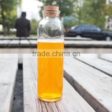 water glass bottle with cork/juice bottle,water glass bottle with cork,water glass bottle with cork