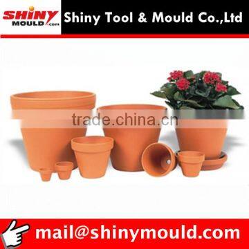 Professional custom plastic injection flower pot molds