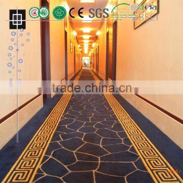 100% Hand Tufted Carpet Hand Embroidered Carpet For Hotel Corridor Carpet