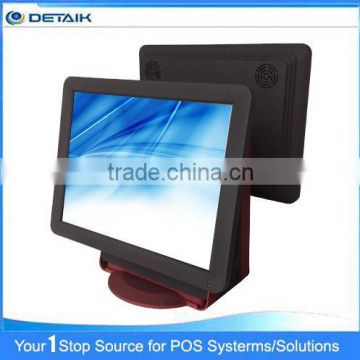 DTK-1533F OEM Accepted 15 inch Top Quality Touch Dual Screen Customized POS Terminal