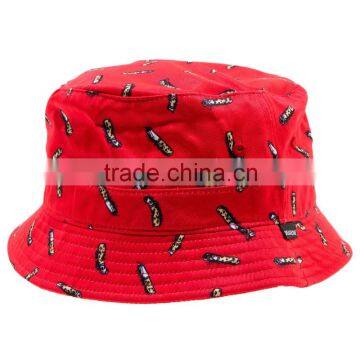 Wholesale Customized Custom Printting Bucket Hats High Quality Woven Label Bucket Hats photo-2