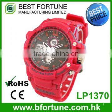 LP1370 Hot Sale Children Stainless Steel Case Back Fancy Digital Watches