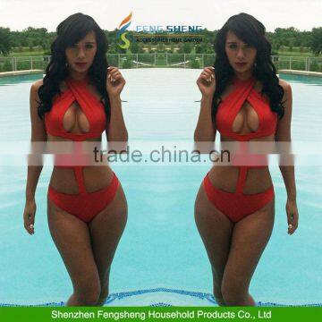 New Fashion Summer Sexy Women Swimwear One Piece Bandage Swimsuit