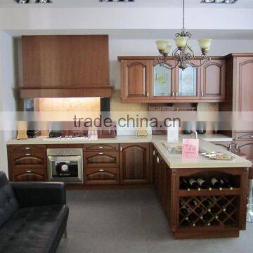 Economical modern lacquer kitchen cabinet for Project use(KC-010)