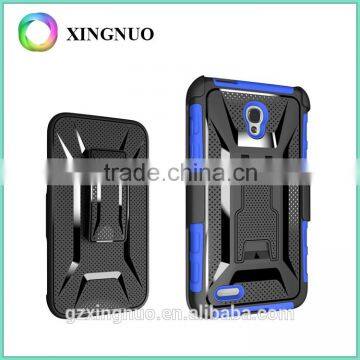Rugged Armor Holster Case Cover Case For Alcatel One Touch Conquest 7046T With Kickstand and Locking Belt Swivel Clip photo-5