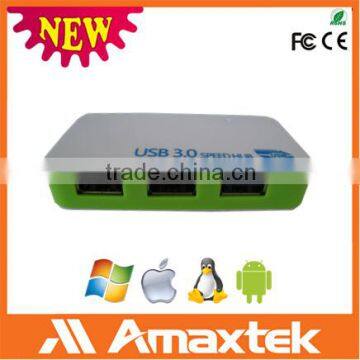 Shenzhen Amaxtek New Arrival Hot Selling Mini Hot Sale 4 Port USB 3.0 Speed Hub with Better Service