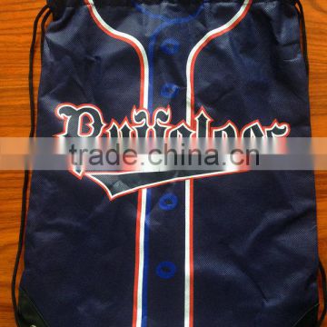 JTD manufacture wholesale drawstring backpack fabric bag for teens